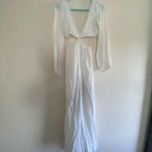 12th Tribe white maxi dress